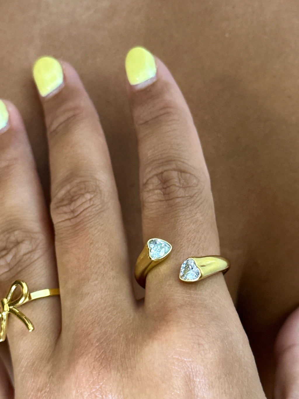 Anillo Doble Corazón