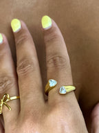 Anillo Doble Corazón
