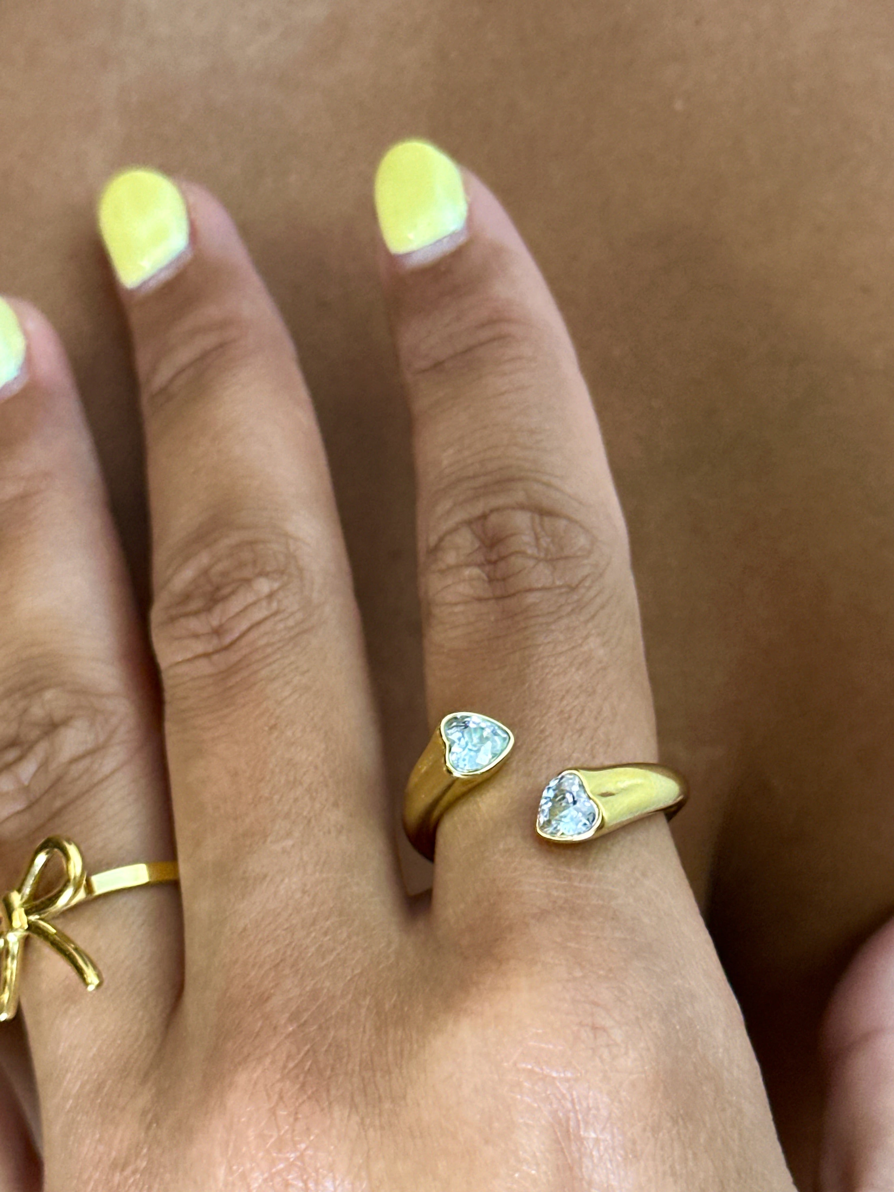 Anillo Doble Corazón